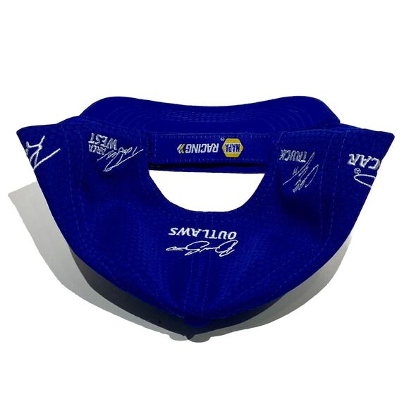 NAPA Racing Team Mesh Back Trucker Hat Cap Embroidered Signatures NASCAR TRUCK - Picture 3 of 8
